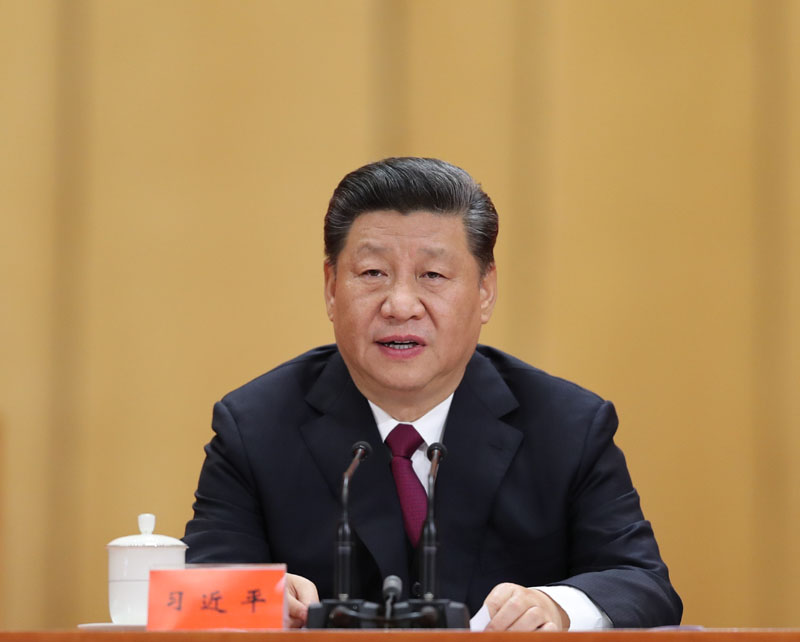4月30日，紀(jì)念五四運(yùn)動(dòng)100周年大會(huì)在北京人民大會(huì)堂隆重舉行。中共中央總書(shū)記、國(guó)家主席、中央軍委主席習(xí)近平在大會(huì)上發(fā)表重要講話。